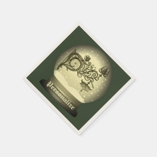 Serviette En Papier Monte-neige Art nouveau (Coin)