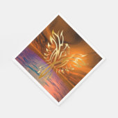 Serviette En Papier Montée de Phoenix (Coin)