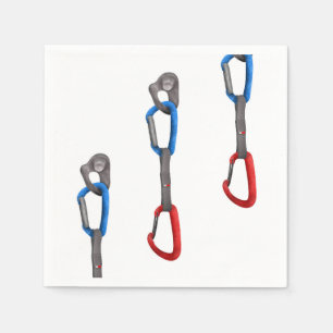 Serviette En Papier Montée en Rocck Abrappel Belay Carabiner