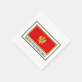 Serviette En Papier Monténégro (Coin)