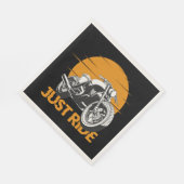 Serviette En Papier Monter seulement moto retro Papier & Pingouins (Coin)