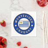 Serviette En Papier Montevideo Uruguay (En situation)