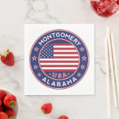 Serviette En Papier Montgomery, Alabama (En situation)