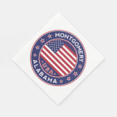 Serviette En Papier Montgomery, Alabama (Coin)