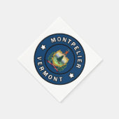 Serviette En Papier Montpelier Vermont (Coin)