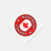 Serviette En Papier Montréal Canada (Coin)