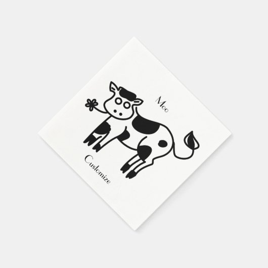 Serviette En Papier Moo Cow Thunder_Cove (Coin)