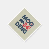 Serviette En Papier Moo Deng 2024 Moo Deng Moo Deng Cute Baby Hippo (Coin)