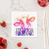 Serviette En Papier Moo-ve sur des serviettes ennuyeuses : Heifer S'Il (En situation)