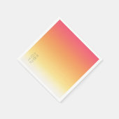 Serviette En Papier Mood Gradient Mariage Hot Summer ID741 (Coin)