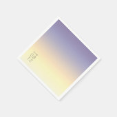 Serviette En Papier Mood Gradient Mariage Indigo Sunset ID741 (Coin)
