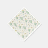 Serviette En Papier Moon Cloud Star Baby shower d'aquarelle dessinée m (Coin)