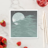 Serviette En Papier Moonlight (En situation)