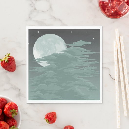 Serviette En Papier Moonlight (En situation)