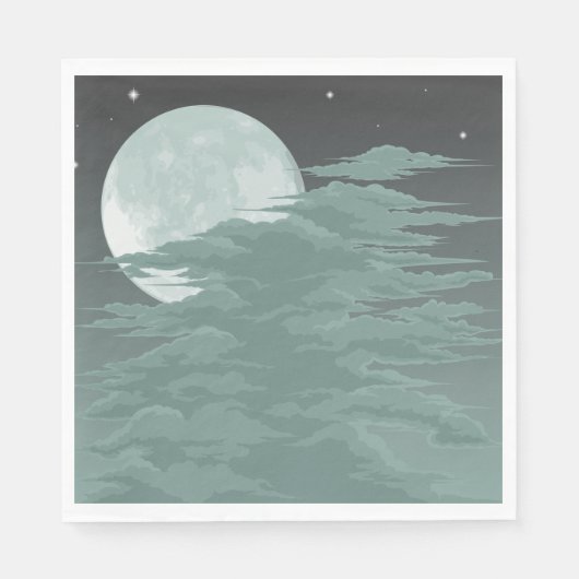 Serviette En Papier Moonlight (Devant)