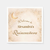 Serviette En Papier Moonlight Elegance Quinceañera (Devant)