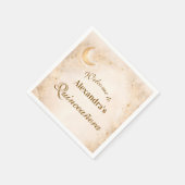 Serviette En Papier Moonlight Elegance Quinceañera (Coin)