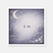 Serviette En Papier Moonlit Grove Celestial Woodland Wedding (Devant)