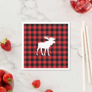 Serviette En Papier Moose Buffalo Vérifier le Cabine sauvage