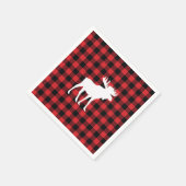 Serviette En Papier Moose Buffalo Vérifier le Cabine sauvage (Coin)