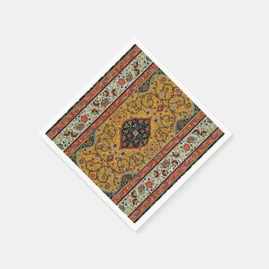 Serviette En Papier Moquette Perse antique Design élégant (Coin)