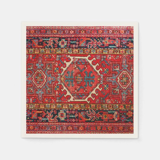 Serviette En Papier Moquette turque antique (Devant)