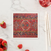 Serviette En Papier Moquette turque antique (En situation)