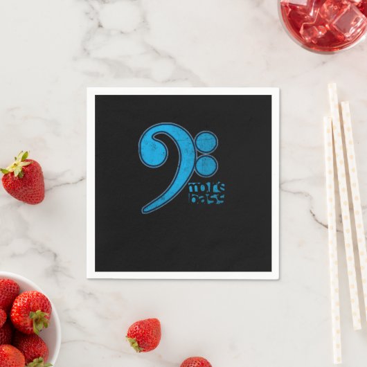 Serviette En Papier More Bass Clef Note Musical Notes Musicians Music  (En situation)