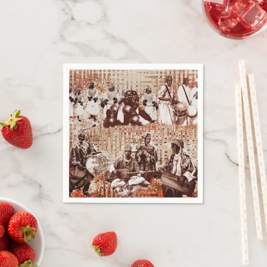 Serviette En Papier Moroccan Feast V4 (En situation)