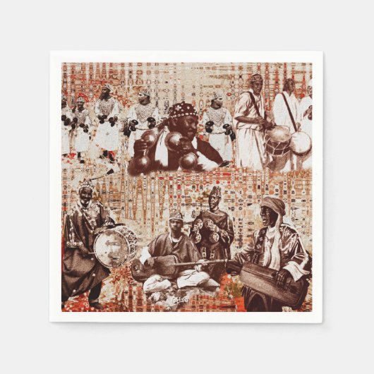 Serviette En Papier Moroccan Feast V4 (Devant)