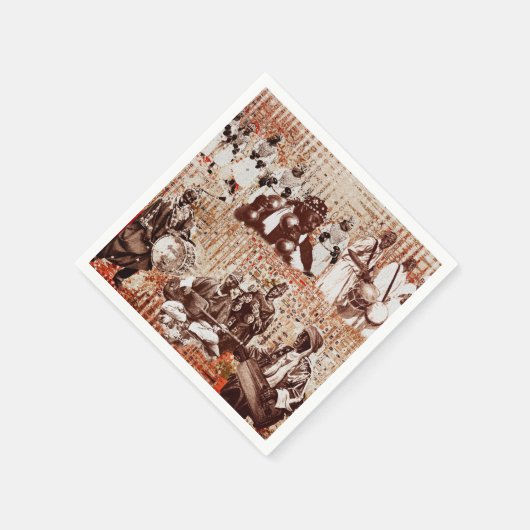 Serviette En Papier Moroccan Feast V4 (Coin)