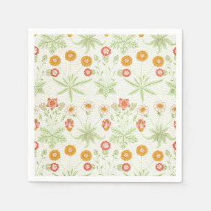 Serviette En Papier Morris Daisy, Modèle Floral Victorien Classique