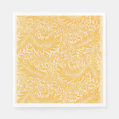 Serviette En Papier Morris - Larkspur, jaune doré (Devant)