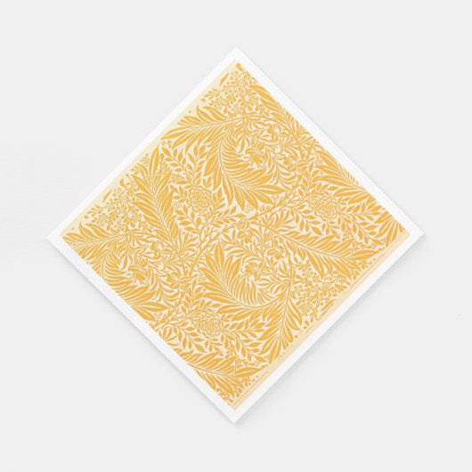 Serviette En Papier Morris - Larkspur, jaune doré (Coin)