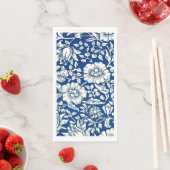 Serviette En Papier Morris - Mallow bleu (En situation)