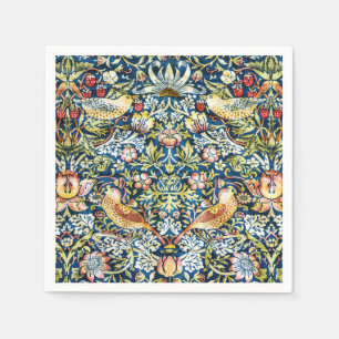 Serviette En Papier Morris Voleur de Fraises Jaune Ivoire Ardoise Bleu