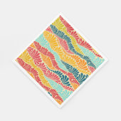 Serviette En Papier Mosaïque feuillue (Coin)