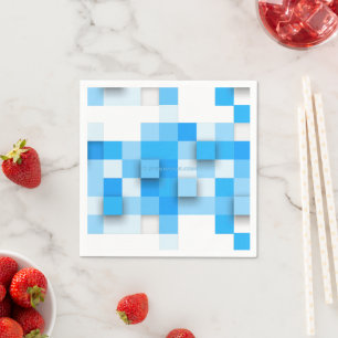 Serviette En Papier mosaïque moderne tridimensionnelle de SlipperyJoe