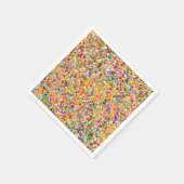 Serviette En Papier Mosaïque multicolore Parties scintillant moderne G (Coin)