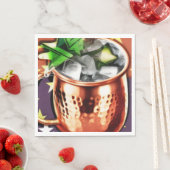 Serviette En Papier Moscou Mule (En situation)