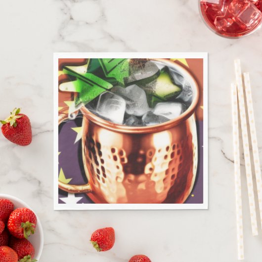 Serviette En Papier Moscou Mule (En situation)