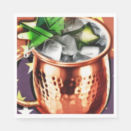 Serviette En Papier Moscou Mule (Devant)