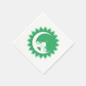 Serviette En Papier Mosquée blanche en Crescent Moon Ramadan (Coin)