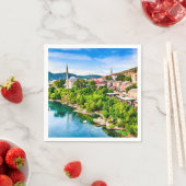 Serviette En Papier Mostar Bosnie-Herzégovine (En situation)