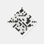 Serviette En Papier mot croisé puzzle pour la fête d'anniversaire (Coin)