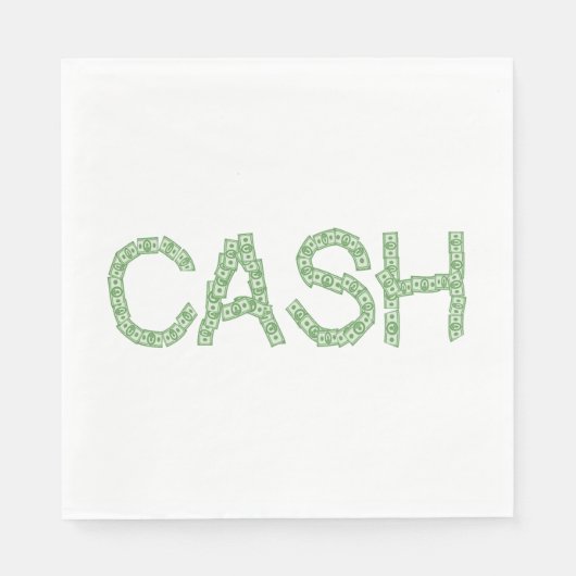 Serviette En Papier Mot de caisse (Devant)