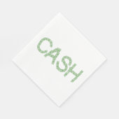 Serviette En Papier Mot de caisse (Coin)