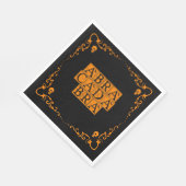 Serviette En Papier Mot magique Abracadabra (Coin)