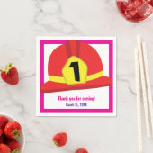 Serviette En Papier Moteur de feu rouge Moteur de feu Pompier concepti (En situation)