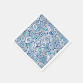 Serviette En Papier Mother of pearl Evil Eye Pattern (Coin)